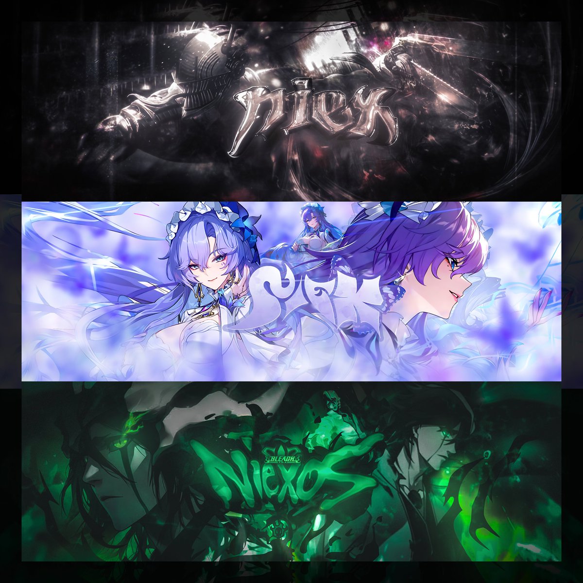 Anime headers 
Dm for urs