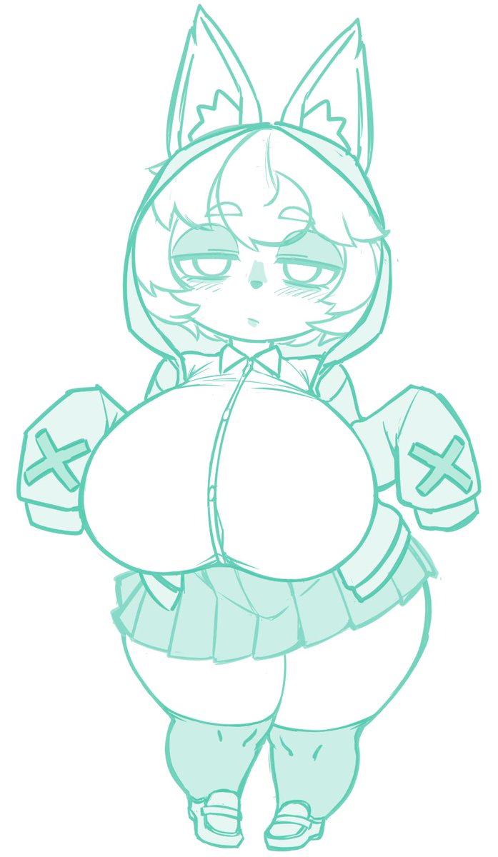 制服パーカーVexちゃんも進めています 