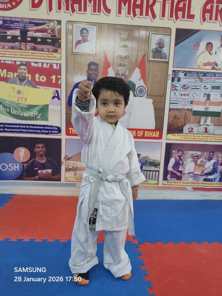 IDMA New Fighter ARADHYA 💞🥋 
#fighter #cutebaby #babygirl #patna