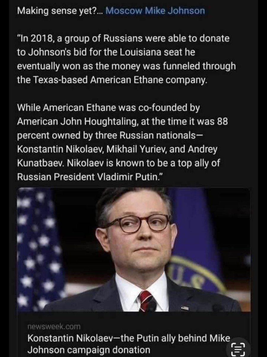 JamesTate121's tweet image. Our Speaker of the House works for the Russians.