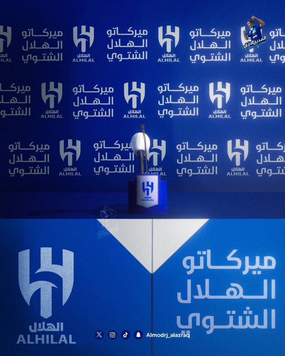 assaf74's tweet photo. 🔵🚨 "تحديث" ..
#الهلال خلال فترة الانتقالات الشتوية :

✍️ التعاقدات :
• المدافع : بابلو ماري ✅
• لاعب الوسط : سلطان مندش ✅
• لاعب الوسط : مراد هوساوي ✅
• حارس المرمى : ريان الدوسري ✅

🔚 المغادرين :
• جواو كانسيلو — إعارة ✅
• محمد القحطاني — إعارة ✅
• عبدالاله المالكي — إنهاء عقد ✅
• كايو سيزار — إعارة ✅

⌛️ لاعبون منتظر مغادرتهم :
• علي البليهي ⌛️
• عبدالله الحمدان ⌛️

⏰ صفقات متوقعة :
• صبري دهل 🤌🏻
• مهاجم أجنبي 🤌🏻
• ظهير أيمن 🤌🏻