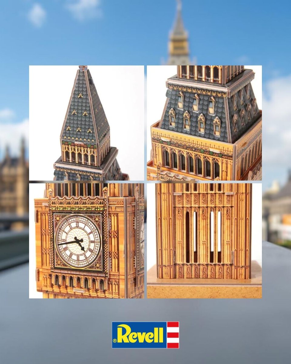 RevellUSA's tweet image. From the first piece to the final tower, this Big Ben 3D Puzzle becomes a relaxing, hands-on adventure worth displaying 🧩🕰️
🧩 Piece by piece… Big Ben is yours! Order here: linkly.link/2CHEc

#Revell #BigBen #3DPuzzle #PuzzleLovers #ToyCollectors #RevellPuzzles