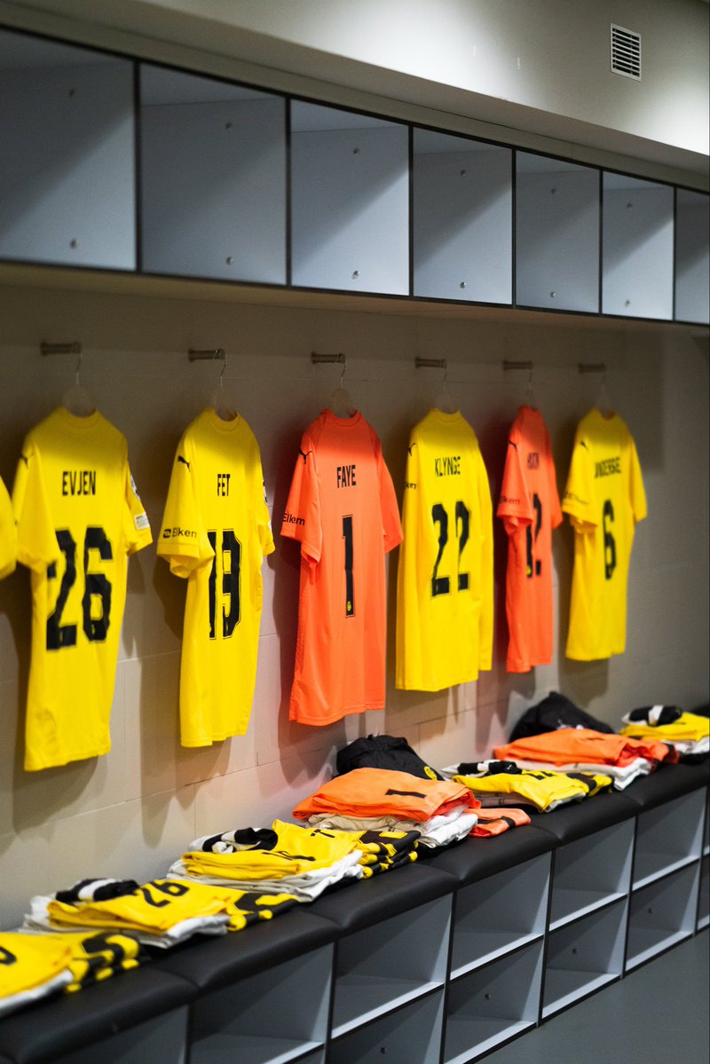 Glimt's tweet image. Garderoben er klar 🫡