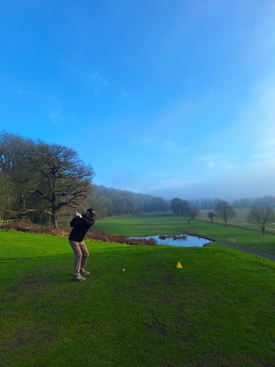IlkleyGolfClub's tweet photo. Once the mist lifted, it was a glorious day for golf at Ilkley today
Despite the torrential rain yesterday, the course was in great nick. Built on river sand, the course is extremely well drained, so it was dry. And with no temp tees or greens, golfers could play the full course https://t.co/zNbFbtPNNZ