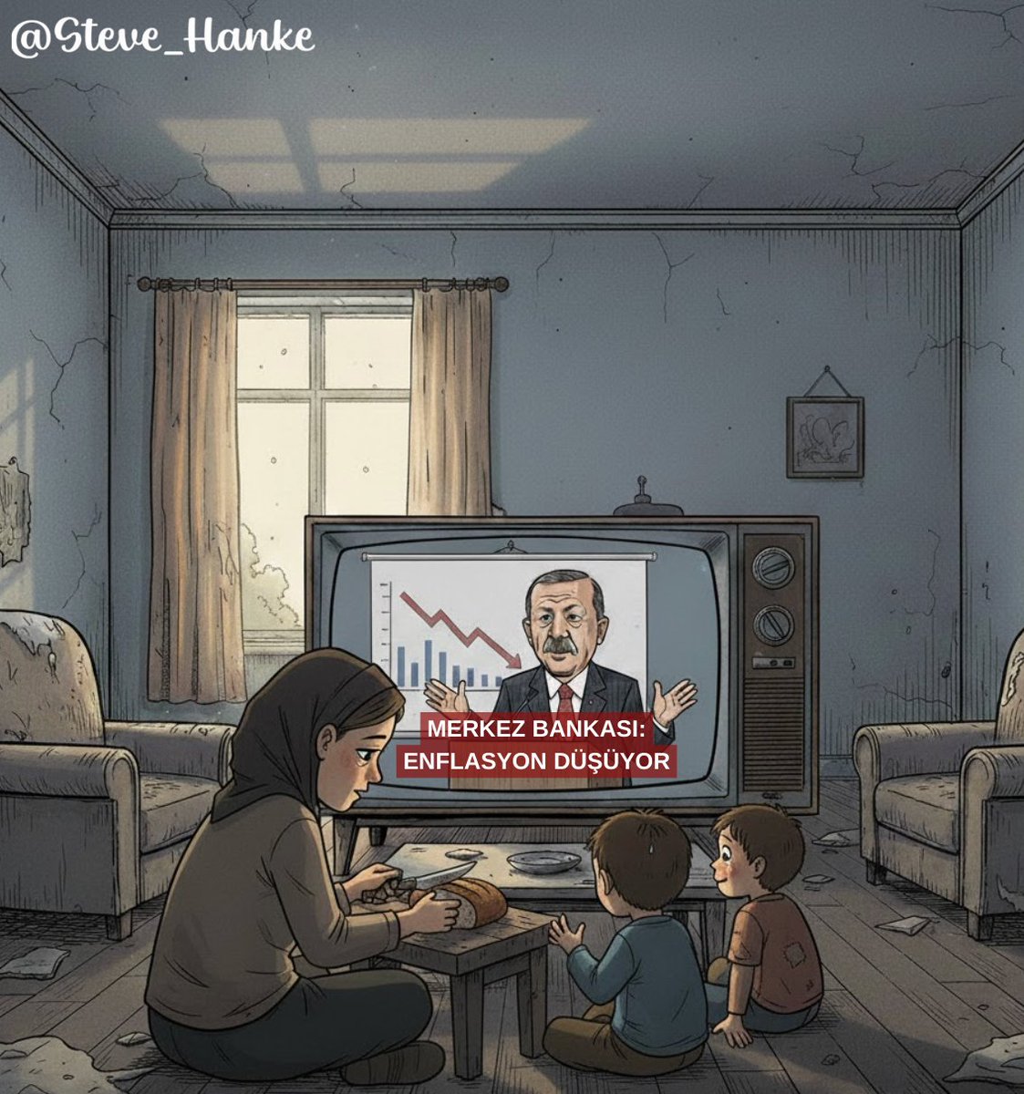 #TurkeyWatch 🇹🇷: The Central Bank of Turkey congratulates itself as disinflation continues “at a moderating pace.”

But, today, I measure Turkey's inflation at 25.3%/yr — 5 TIMES HIGHER than the official target of 5%/yr.

That’s nothing to brag about.
