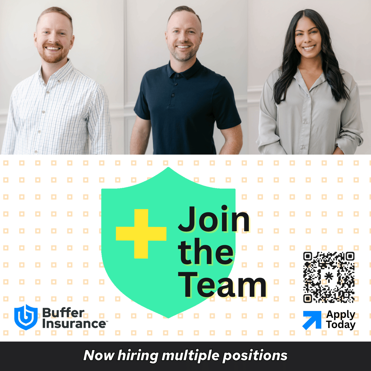 bufferinsurance's tweet photo. ⚡️WE’RE HIRING⚡️  
Love building relationships and driving client success? 🚀 Join our team to make an impact as an Account Manager! ⭐

Scan the QR code or apply at the link 🔗 in our bio!

#NowHiring #JoinOurTeam #JobSearch #Insurance #BufferInsurance #YourImpactEnsured https://t.co/IJDptWxm3y