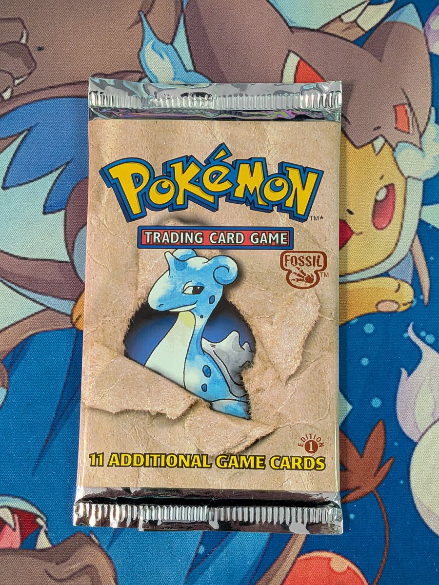 1st Edition Fossil Pack (light) Waffle 🧇 

$10 per spot 45 spots total

Winner decided on Twitch via Wheel of Death

Us shipping is free, international covers 

One free spot to someone who RTs this tweet ♻️