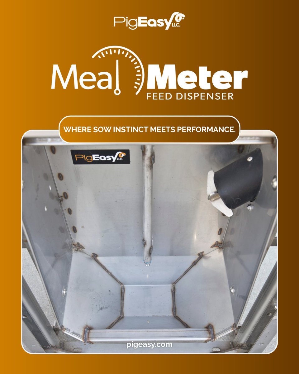 MealMeter is designed around how sows naturally eat, helping you drive intake, reduce waste, and spend less time managing feeders and more time managing animals.

Check it out » pigeasy.com/feeding-sows-i…

#pigeasy #easyisbetter