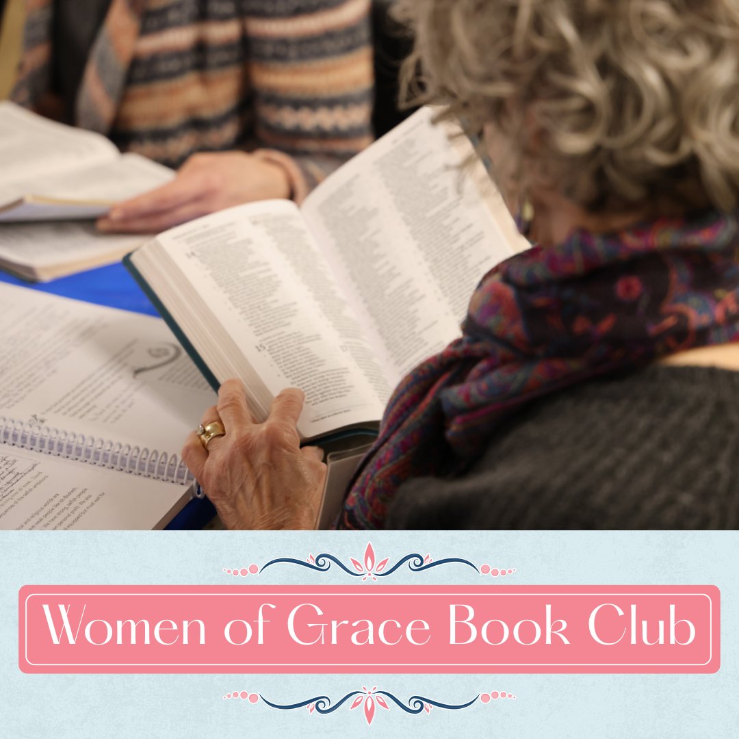 Beginning February 5th, at 7PM, join the Women of Grace Book Club as we dive into inspiring Christian books that deepen our faith and draw us closer to God!
Everyone is welcome! Register online at gracebiblechurch.org/events

Read together. Grow in faith together. One book at a time.