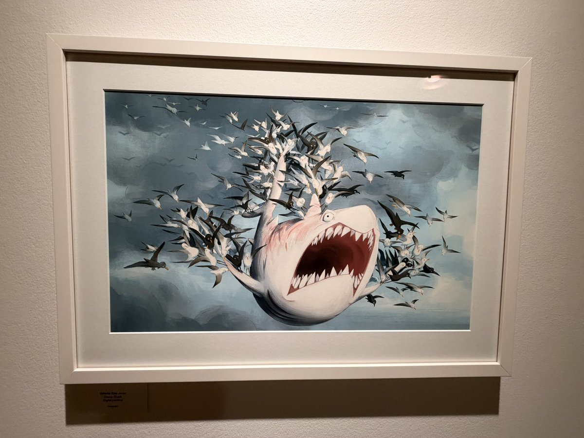 Did you know? In #Hoppers Diane the Shark is held up by approximately 413 seagulls as they carry her out of the water.