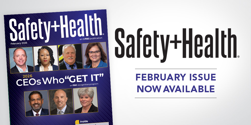 The February issue of Safety+Health is now online! Dive into the digital version: bit.ly/4nF7FSQ