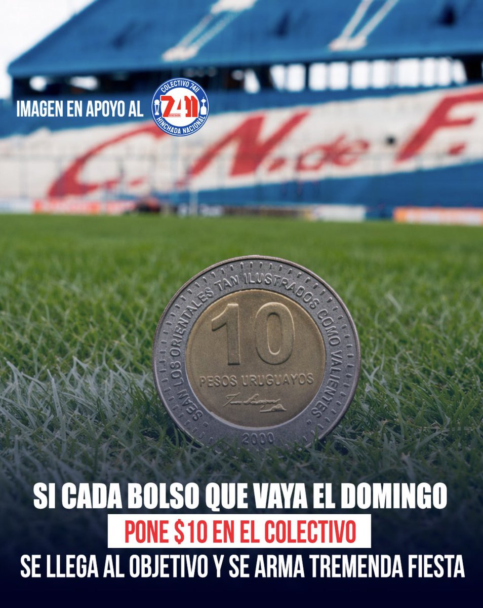 LA FIESTA LA HACEMOS ENTRE TODOS, EN LA PAGINA DEL <a href="/7411Hinchada/">7411 - Hinchada Nacional</a> ESTAN TODOS LOS METODOS PARA PODER COLABORAR