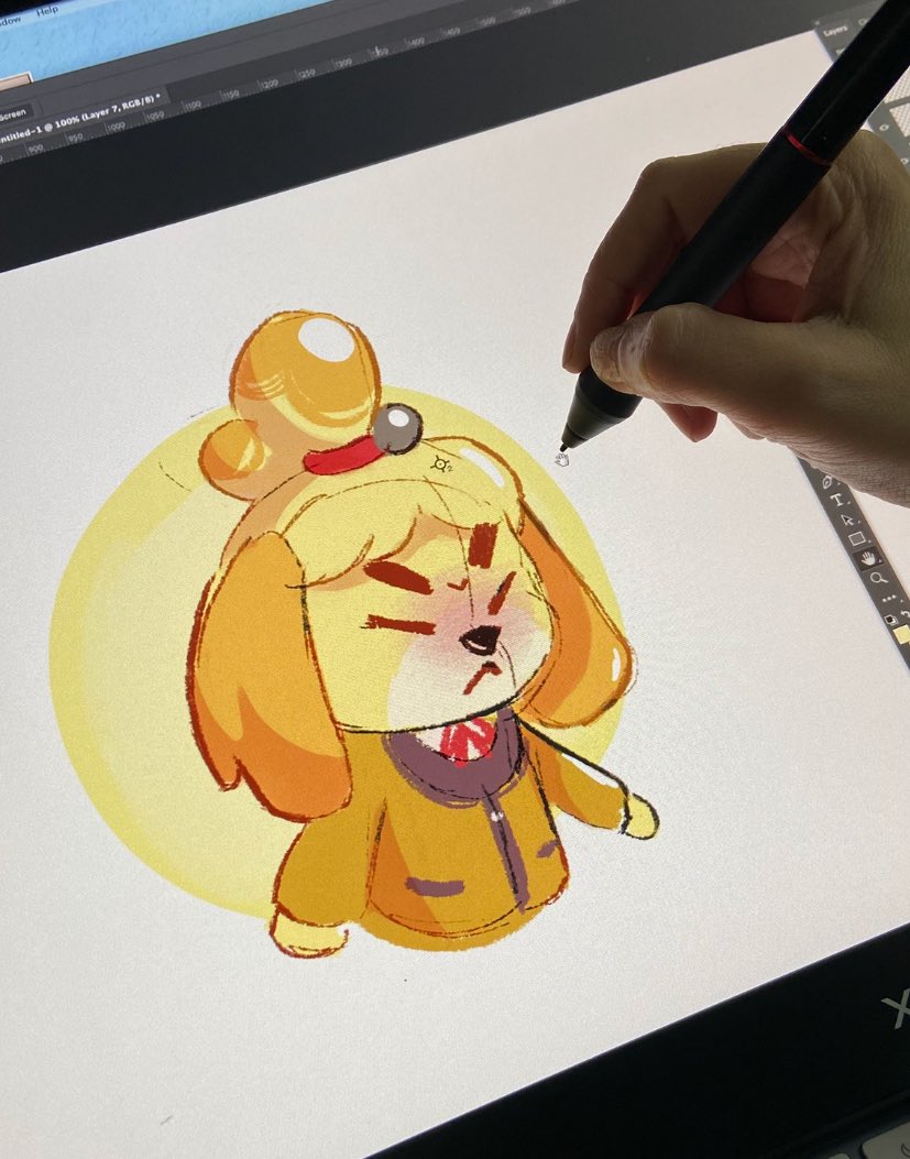 Isabelle desenhadinha por mim