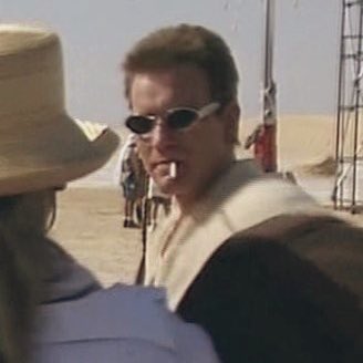 Just this photo from behind the scenes of 'The Phantom Menace' because I was thinking of it