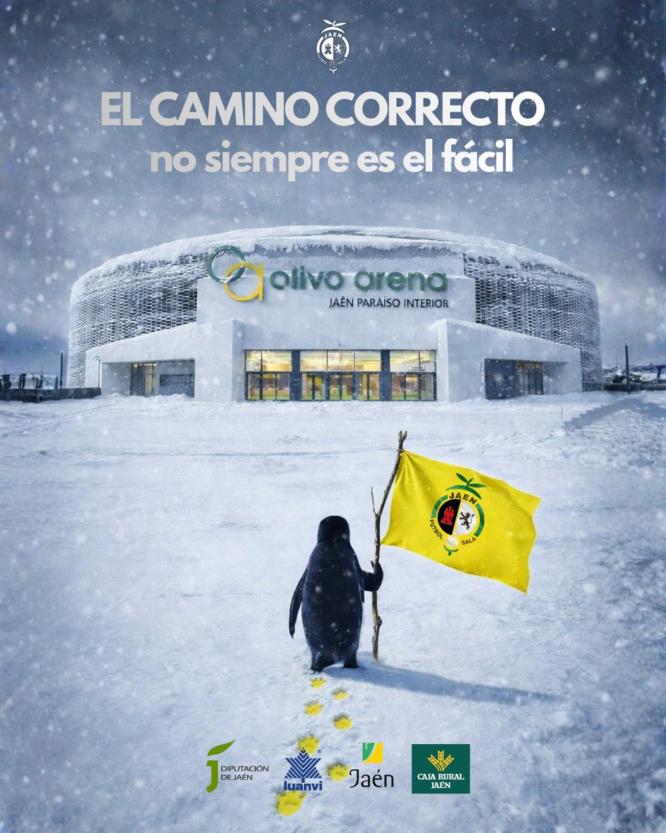 JaenFS's tweet image. 🐧 El pingüino 𝗱𝗲𝗰𝗶𝗱𝗶𝗼́ 𝗲𝗹 𝗰𝗮𝗺𝗶𝗻𝗼 𝗱𝗶𝗳𝗶́𝗰𝗶𝗹...

💛 Pero fue valiente y 𝗲𝗹𝗶𝗴𝗶𝗼́ 𝗲𝗹 𝗰𝗼𝗿𝗿𝗲𝗰𝘁𝗼

#SomosJaén💛