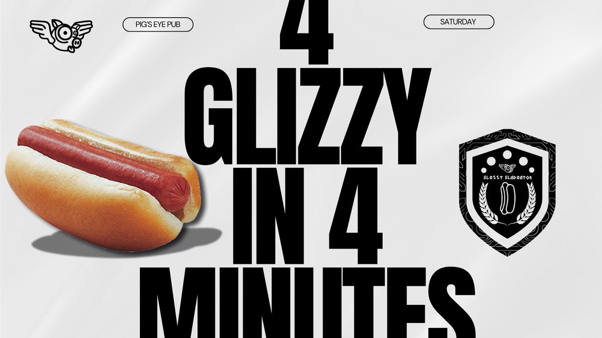 Glizzy Gladiator is here and it's every last Saturday get ready for the best hotdog eating contest, same glory new year rise up and grab your spot among the winners and take home the glizzy glory as one of our new champions