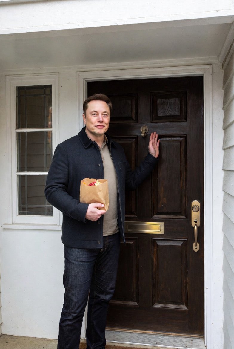ElonMusk2KG's tweet image. If I showed up at your doorstep with your favorite snack, would you invite me in for a chat?

A. YES

B. NO