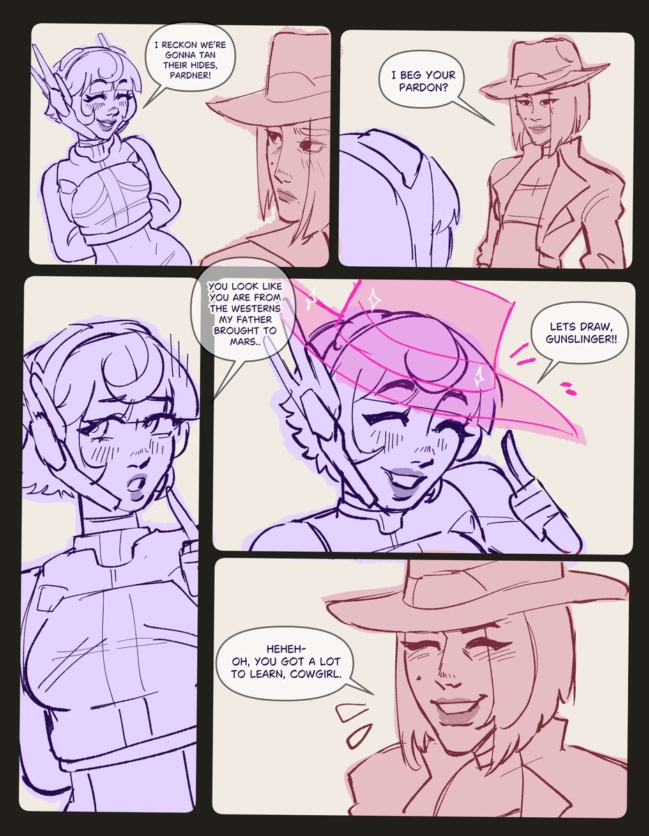 alocowberry's tweet image. repost of these juno comics i did last year because i miss having the time to draw everyday 

[ #art #ow2 #overwatch2fanart #junooverwatch #genjioverwatch #asheoverwatch ]