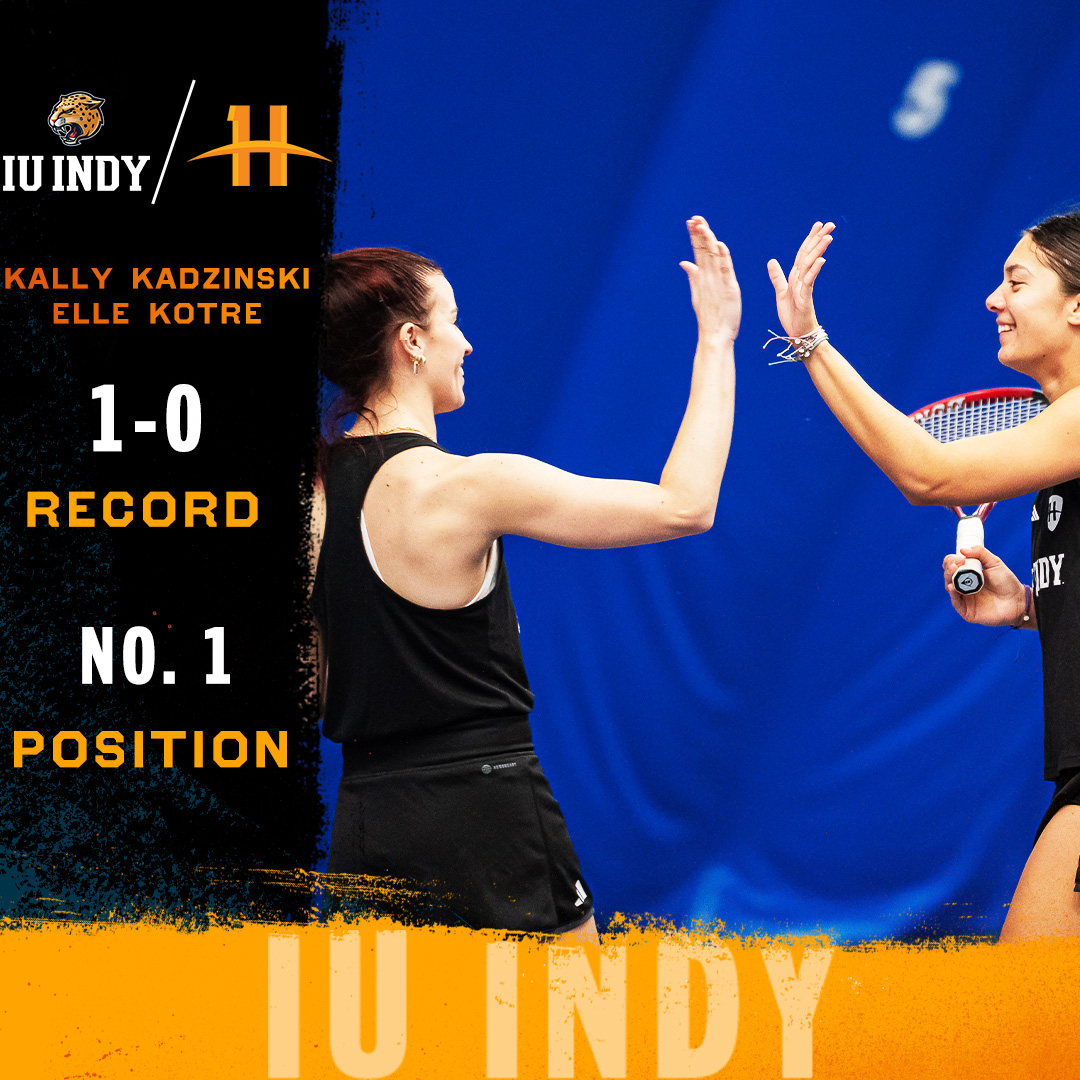 HorizonLeague's tweet photo. Check out the stats for our @UnderArmour #HLTennis Women's Doubles Team of the Week Kally Kadzinski and Elle Kotre of @IUIndy_WTEN!

https://t.co/Yz6lRIaHjF

#OurHorizon🌇| @iuindy_jaguars https://t.co/76Z5CdtJgD