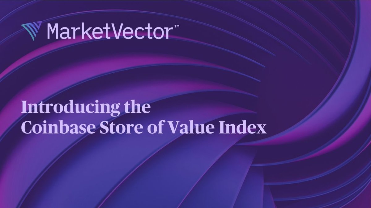 MarketVector's tweet image. What defines “store of value” in digital assets? The new Coinbase Store of Value Index applies a rules-based framework to identify Bitcoin and gold assets with long-term value characteristics. Learn more:
marketvector.com/insights/mvis-…
#Indexes #DigitalAssets #CryptoMarkets