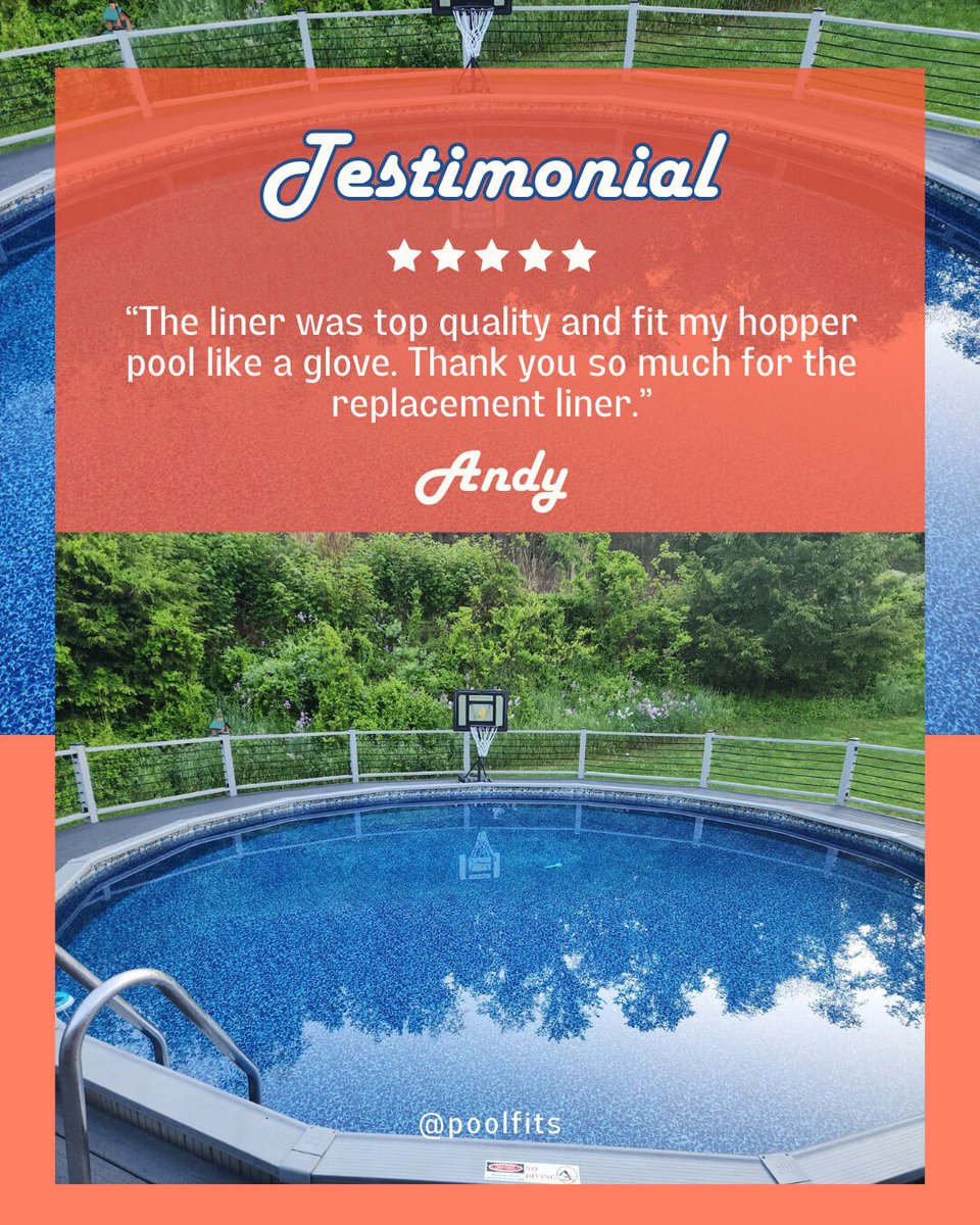 PoolFits's tweet image. Customer Spotlight!

Our top-quality liner made the perfect fit for a hopper pool: easy, seamless, and built to last!

poolfits.net/aboveground-pa…

#poolliners #poolsafetycovers #custompoolcover