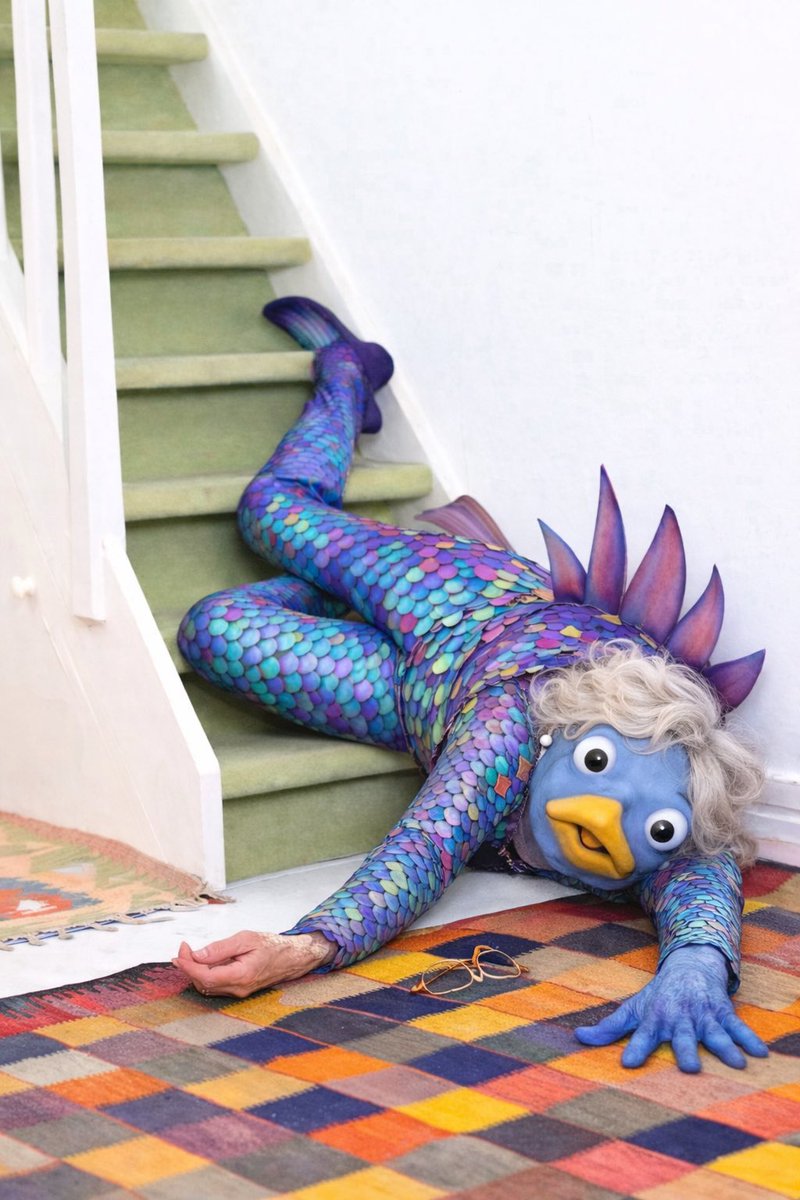 THE_RAlNBOWFISH's tweet photo. @cornski my grandma every 6 months thinking she’s proving a point or something. she doesn’t even fall, she just plants her self there and bitches about how i can’t wait for her to die https://t.co/ksS4gRlfec