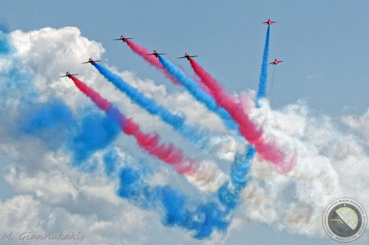 MyronGian's tweet photo. RAF Red Arrows displaying .... no further words needed
.
Day 28 "Display Team" of #kaphotochallenge
.
#RAF #RoyalAirForce #rafredarrows #perarduaadastra #eclat #enid #baehawk #hawk #hawktrainer #d300 #nikonphotography #jettrainer #jetaircraft #displayteam #smoke #dyeteam https://t.co/tkXBaTaTug