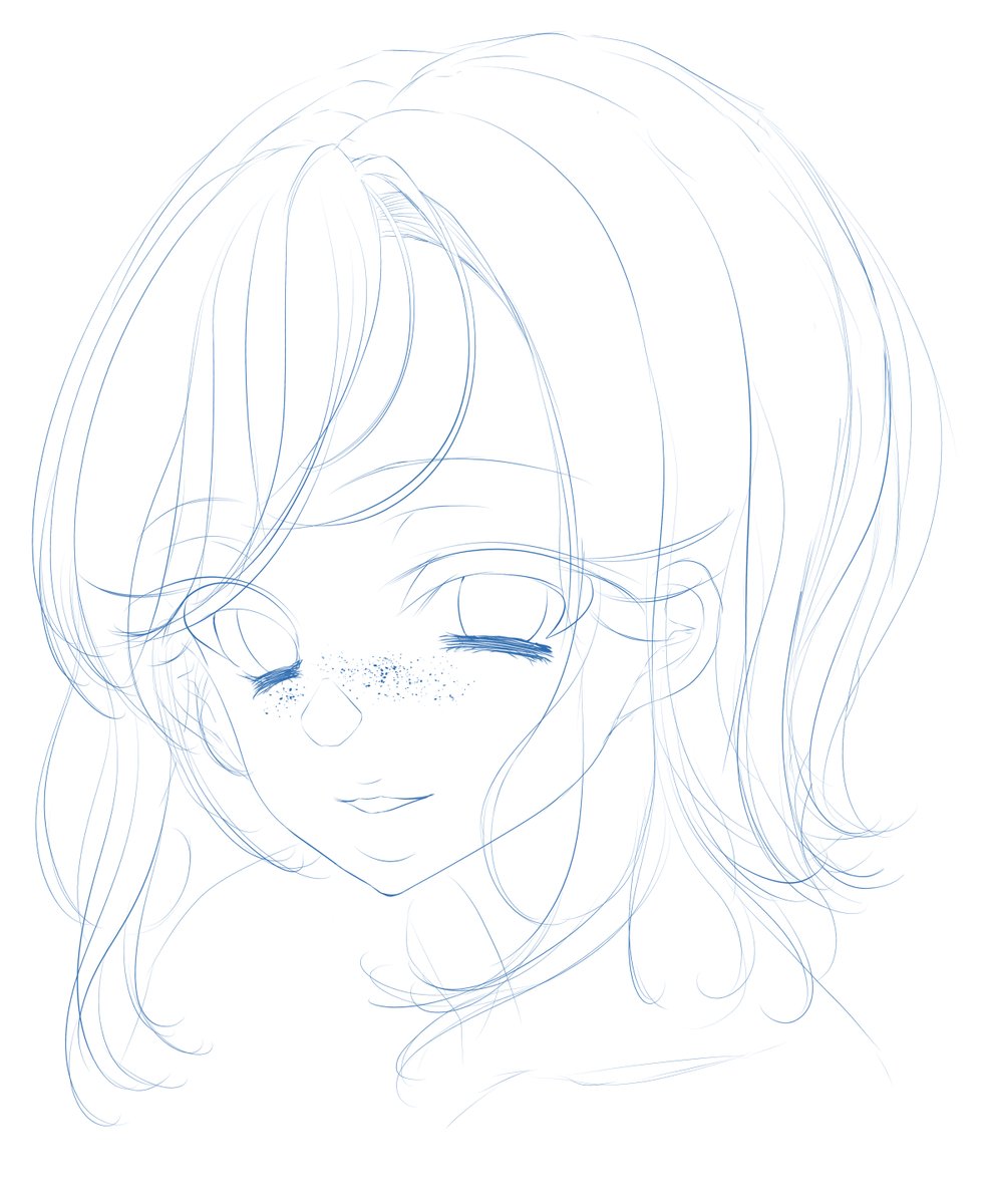 昔の自分の描いた絵をリメイクしてみました
あごの下がどんな状態なのか分からなくて悩んだ末に
襟が立っているのだと理解 昔のボクわかりづらいよ🤣
超かぐや姫聞きながら描いてて即席で遊びで髪飾り追加もやってみました😄 