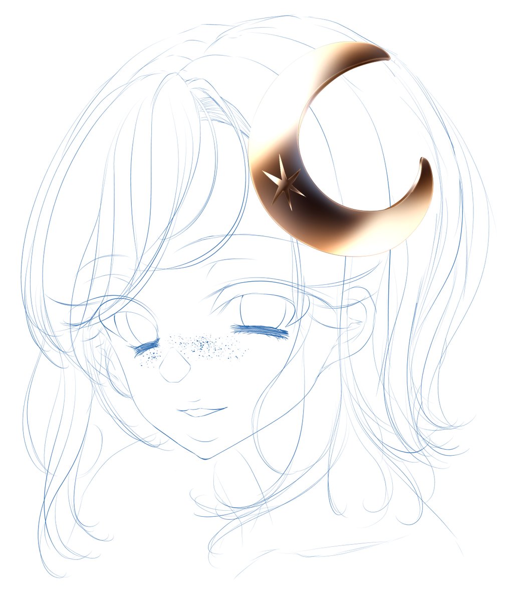 昔の自分の描いた絵をリメイクしてみました
あごの下がどんな状態なのか分からなくて悩んだ末に
襟が立っているのだと理解 昔のボクわかりづらいよ🤣
超かぐや姫聞きながら描いてて即席で遊びで髪飾り追加もやってみました😄 