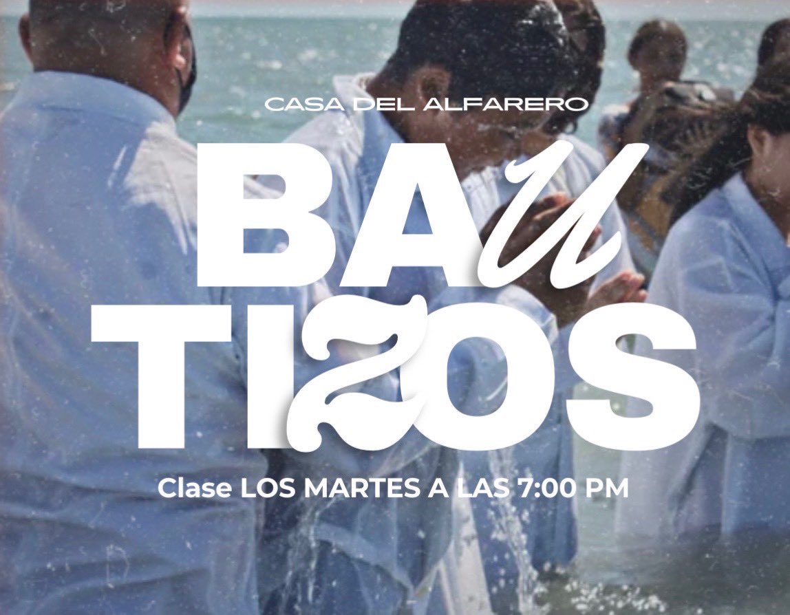 IDPMICDA's tweet photo. Que Dios les bendiga grandemente.
Les invitamos a la Clase para Bautizos, un tiempo especial de enseñanza y preparación para dar este paso de obediencia y fe en Cristo.

📅 Martes
🕖 7:00 p.m.

Todos los interesados, por favor comunicarse con el Pastor. https://t.co/9mhNuWpMbS