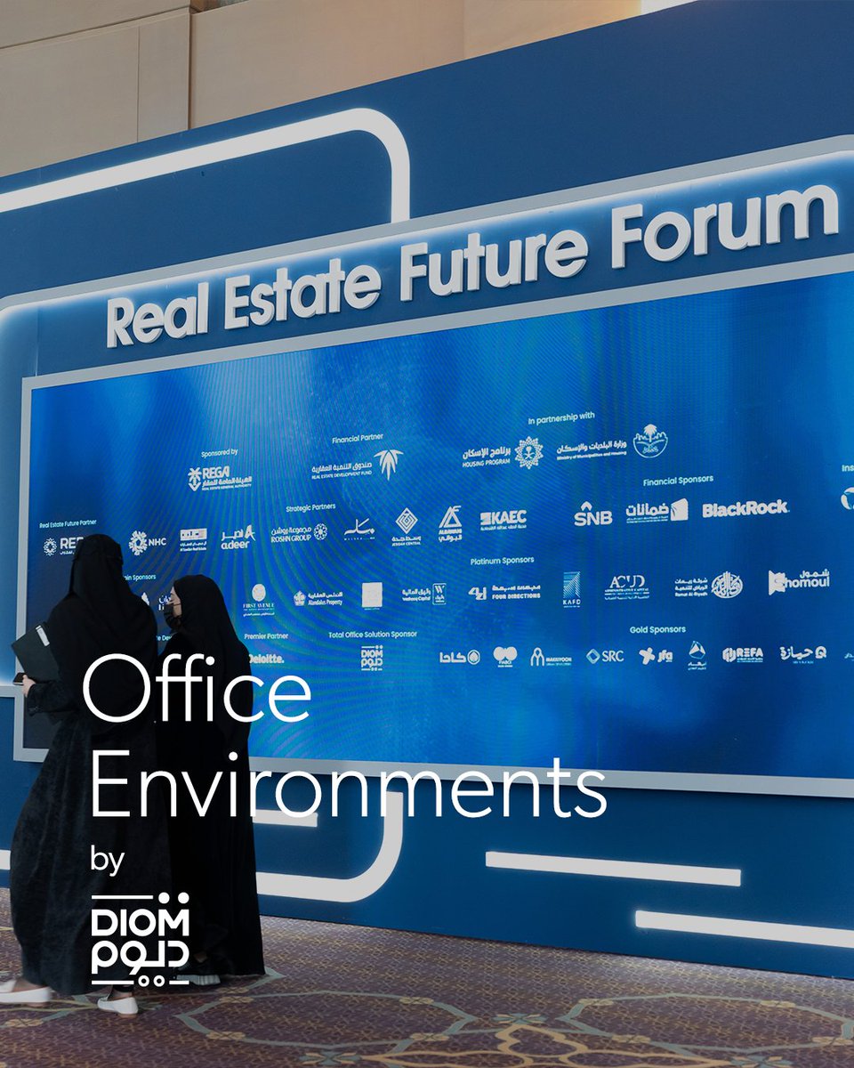 Diom_sa's tweet photo. Day three at #REFF2026.
DIOM continues contributing office environments as Total Office Solutions Sponsor, working within a trusted partner ecosystem.
@Reff_KSA https://t.co/dxumKgx0Dh