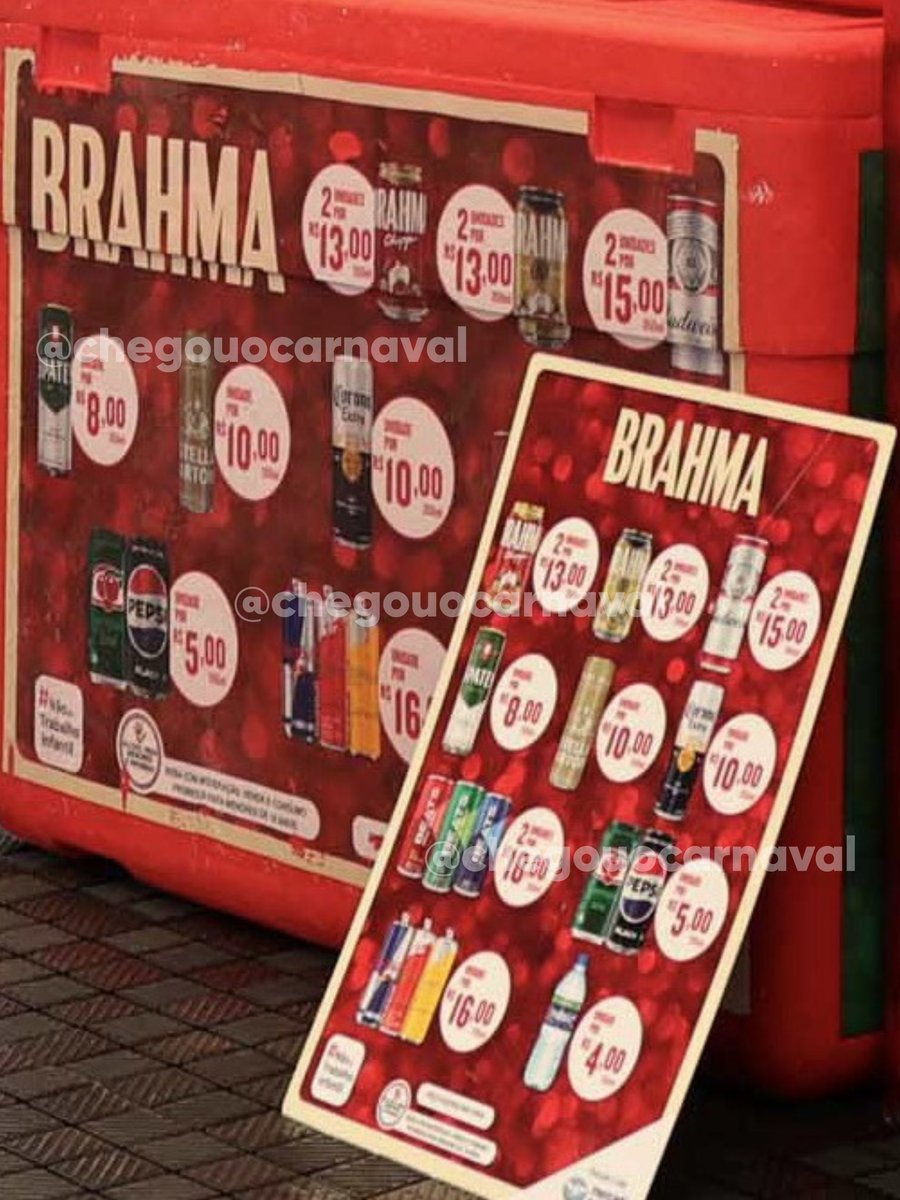ChegouOCarnaval's tweet image. Senhores e senhores, habemus os preços das bebidas no carnaval de Salvador 2026! 🚨🔥🍻