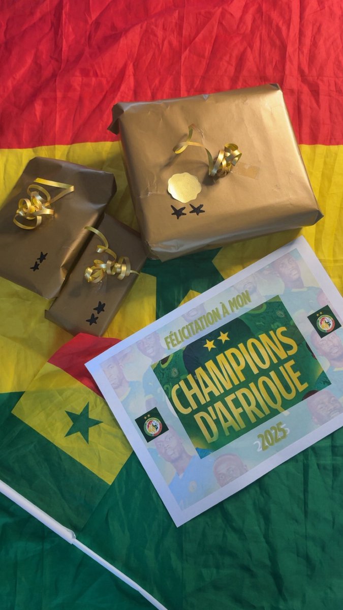 Félicitations mes lions mais prochaine CAN, la règle numéro 6 n’existera plus 🤲🏾🤣🇸🇳