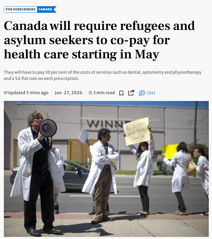 TIL refugees get free dental and glasses, I guess putting our own people first is MAGA 🤦