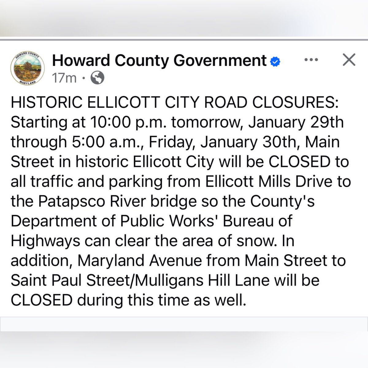 Howard County, Maryland tweet media