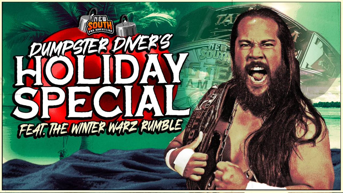 indiewrestling's tweet image. Tonight
8pm ET on IWTV.live

@NewSouth_PW

New South Tag Team Championship: The Dumpster Divers (c) vs The Talladega Knights
Winter Warz Rumble
New South Championship: Big Dave Weaver (c) vs Mike Jackson
Last Man Standing: Tony Evans vs Shean Christopher…