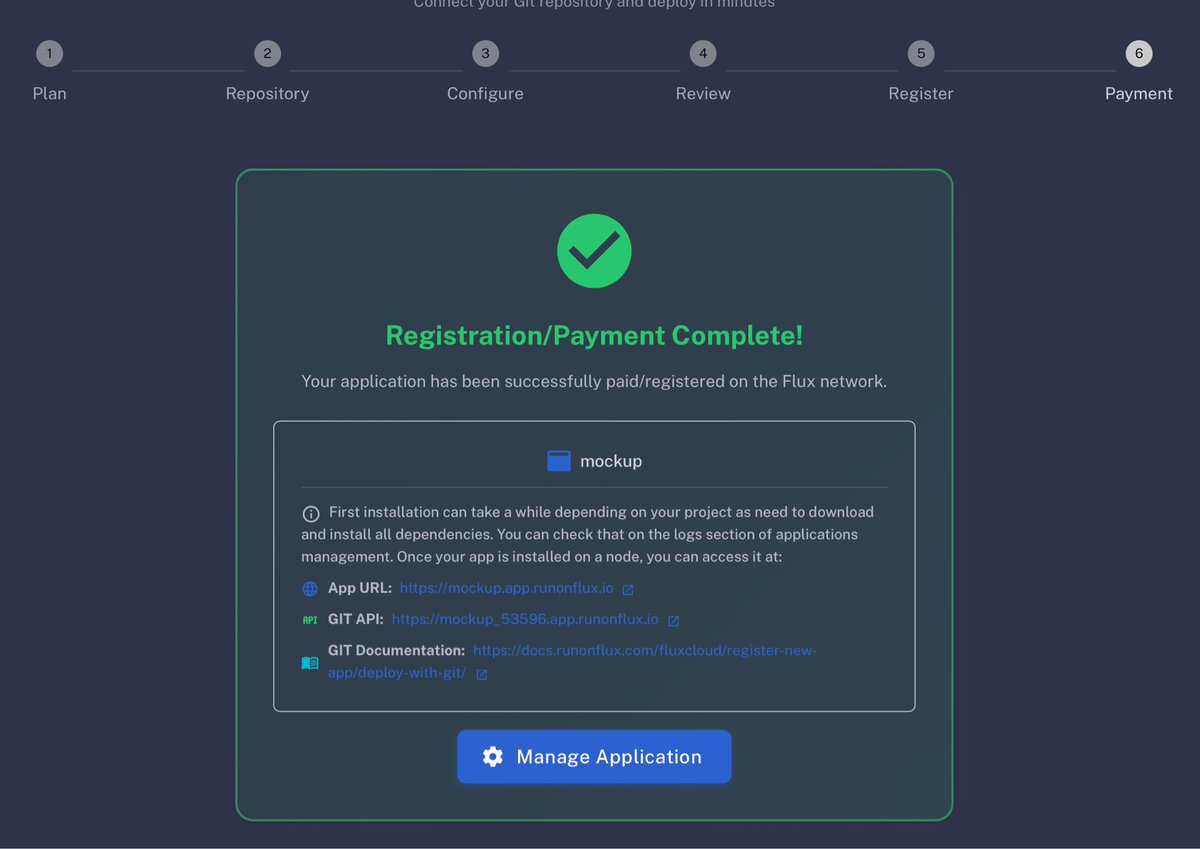 swissmnco's tweet photo. I have to confess …

I just tested Runonflux Auto GitHub Deploy .. and .. this I fu***** awesome 🤩 

Auto deployment like Vercel or Render BUT FULLY DECENTRALISED 🚀🚀🚀

But, @RunOnFlux @cypherpunkX you should allow private GitHub deployment aswell , not only public https://t.co/wMJonywDIp