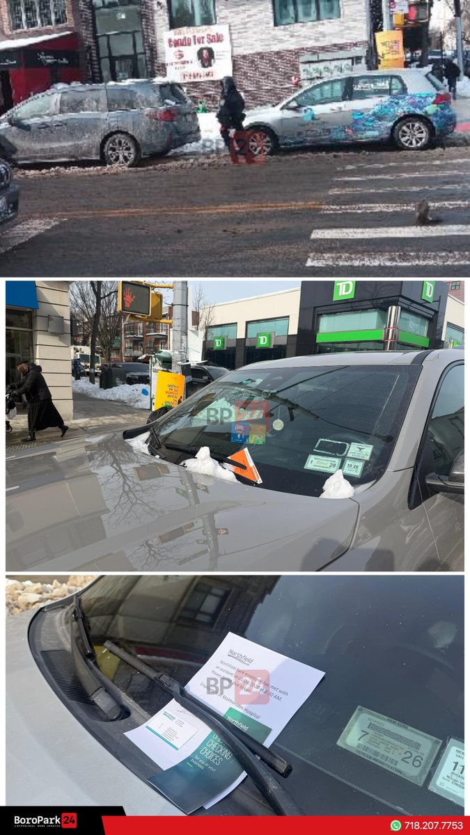 BoroPark24's tweet photo. 🥶 THIS IS RIDICULOUS: Police are out in full force today in Boro Park handing out meter tickets, even where drivers have nowhere else to park because of blocked spaces and poor post-storm cleanup. Many are asking the same question: Where is the follow-through, because right now it feels like the @NYCMayor got his photo ops - and the neighborhood is left stuck with the cleanup.

@NYCSanitation 
@NYPDnews  
@NYC_DOT 
@NYCMayorsOffice 
@BrooklynCB12 
@SimchaFelderNY
@SEichenstein