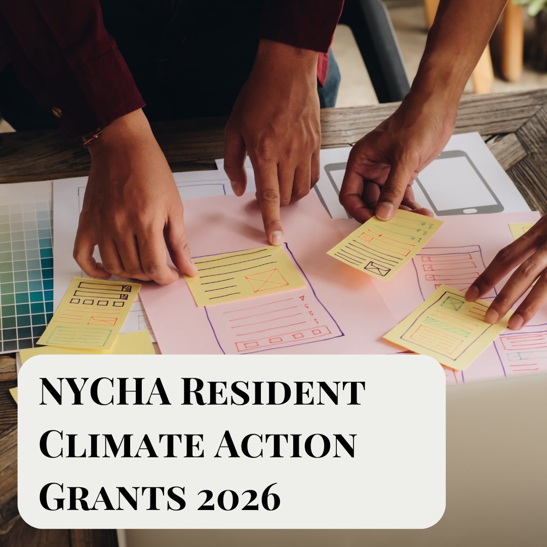 opportunitiesfy's tweet photo. 🌱 NYCHA Residents: Lead climate action in your community! Grants $1.5K–$15K + support for sustainability projects. Apply by Feb 12, 2026
🔗 https://t.co/YFyUAx846f
#NYCHA #ClimateAction #Sustainability #CommunityGrants #NYC https://t.co/LSTHmewRBk