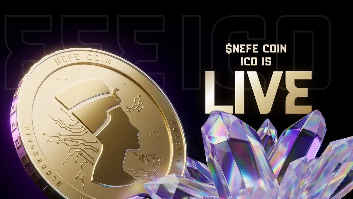 Haslet_0's tweet photo. The $NEFE Coin ICO is officially live.

$NEFE features a fixed supply, minting permanently disabled, and a non-inflationary staking model supported by ecosystem reserves rather than emissions.

The token is designed for NFT-based access and on-chain participation across tourism and lifestyle use cases.

NEFE has entered a strategic partnership with @BitMartExchange to support ecosystem development.

👉 ICO access: https://t.co/g9UrNDf7X4

Crypto assets are volatile. Participation involves risk.

#NEFE #NEFECoin #ICO #BNB