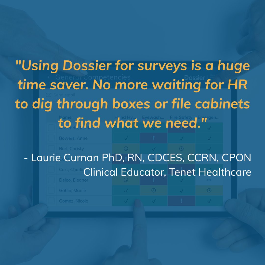 DossierSolution's tweet photo. Healthcare compliance requirements are evolving faster than ever, especially around staff competencies. Manual tracking leaves too much to chance. 

Schedule a time to connect with us: https://t.co/mKUwiD2EyM

#HealthTech #Healthcare #CompetencyManagement  #Dossier https://t.co/geqfNs4Az7