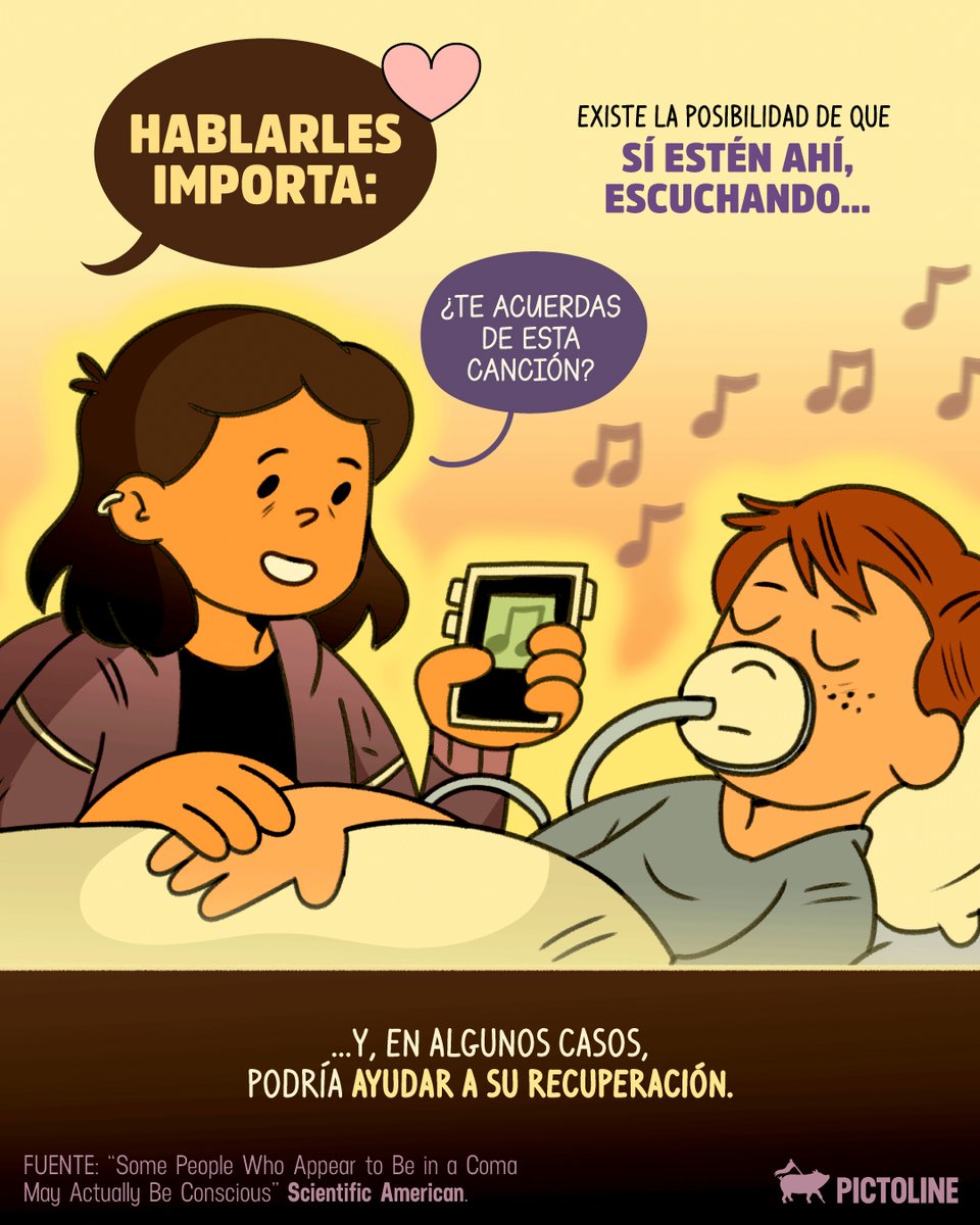 pictoline's tweet image. 👤 Puede que el cuerpo no responda, pero parece que el cerebro sí ✨

#coma #cerebro #neurociencia #consciencia #salud #ciencia #medicina #pictoline