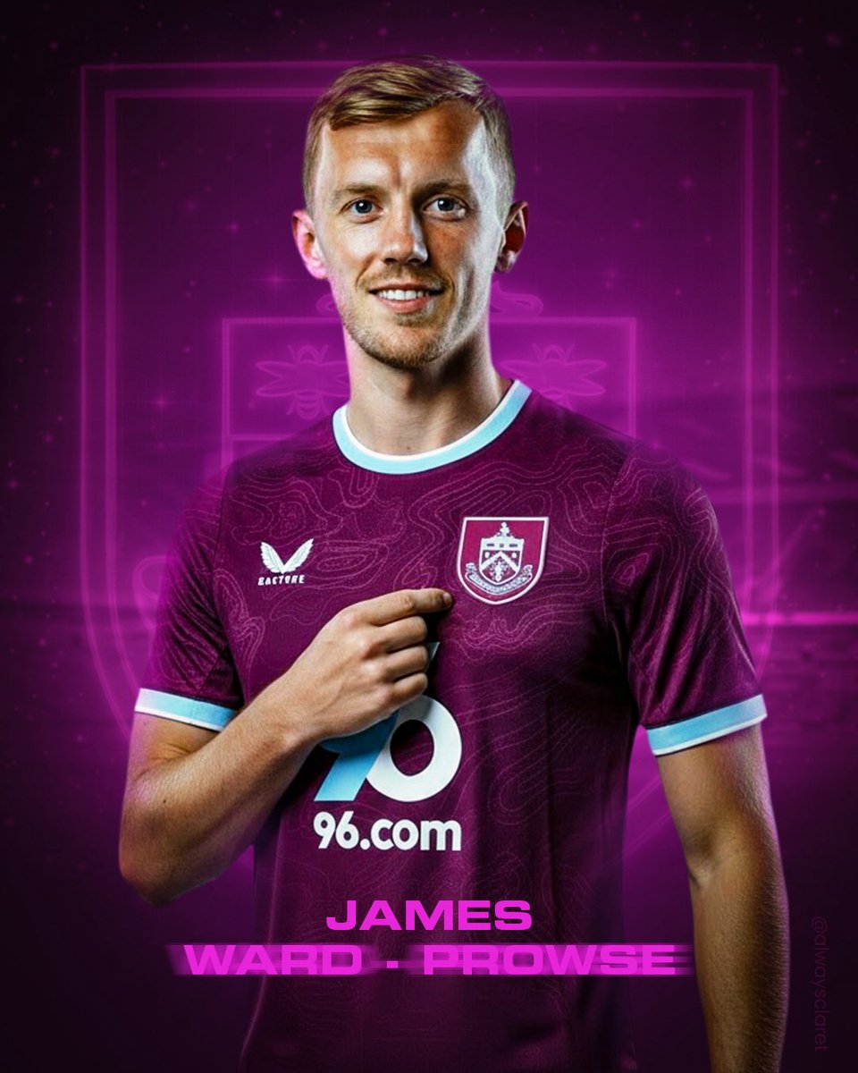 AlwaysClaret's tweet photo. Welcome to Burnley James Ward Prowse 🏌🏼

 #TwitterClarets | #BurnleyFC  | #SMSports | #GraphicDesign https://t.co/ONnLbSGJMR