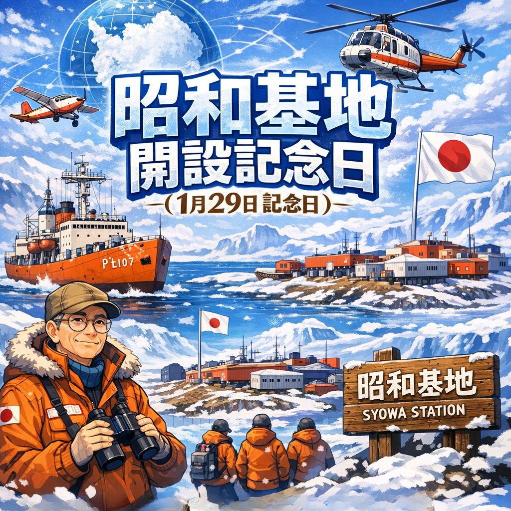 南極昭和基地竣工記念 南極昭和基地竣工記念 南極昭和基地竣工記念