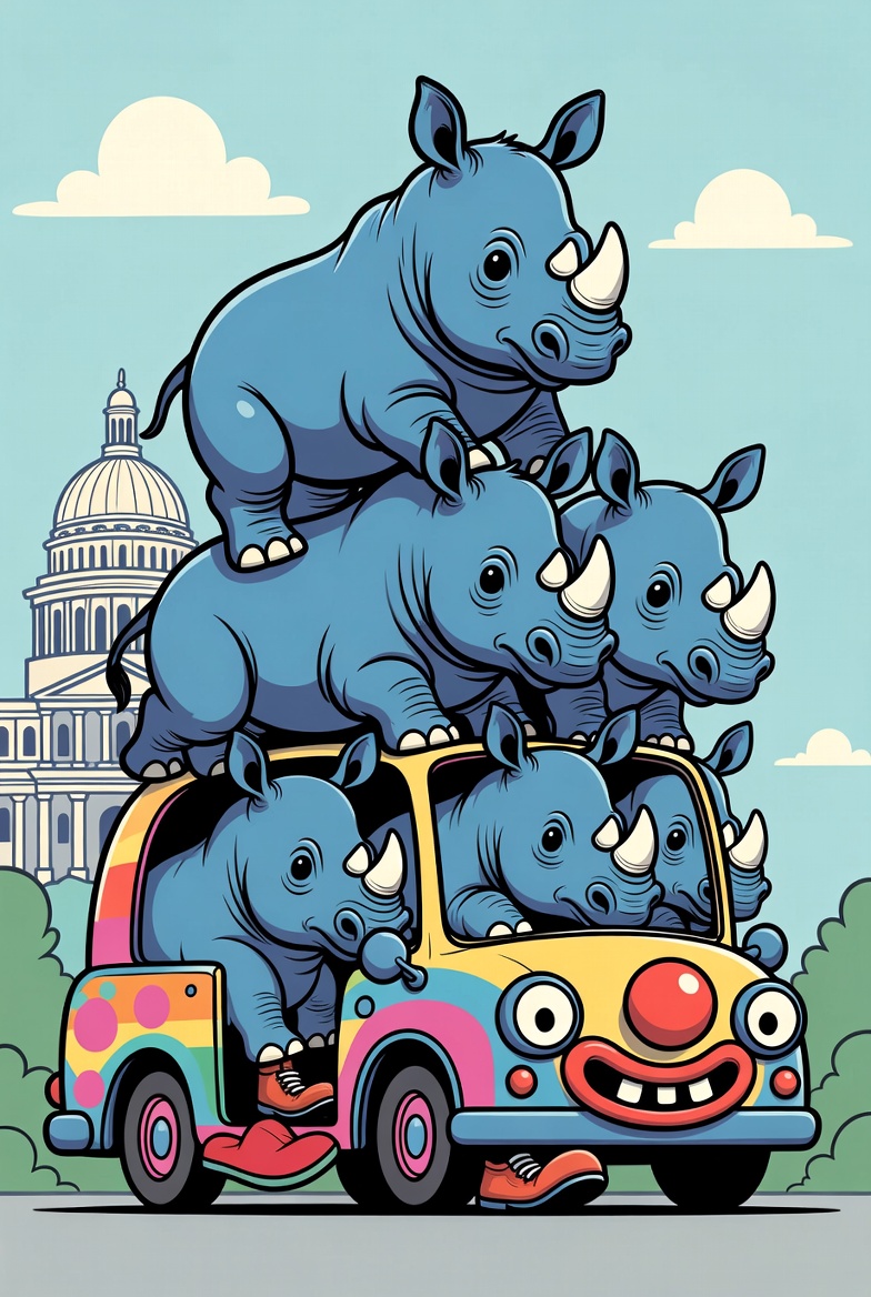 FiscalRangers's tweet image. Great image of RINOS when on a RINO hunt  @Rules4Rinos - Check out this X group I found - RINO Removal Project @RealGemBalboa