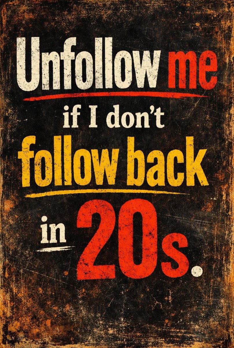 Unfollow me if I don't follow back in 20$. #followmefolliwback #inreasefollower #followeachotther
