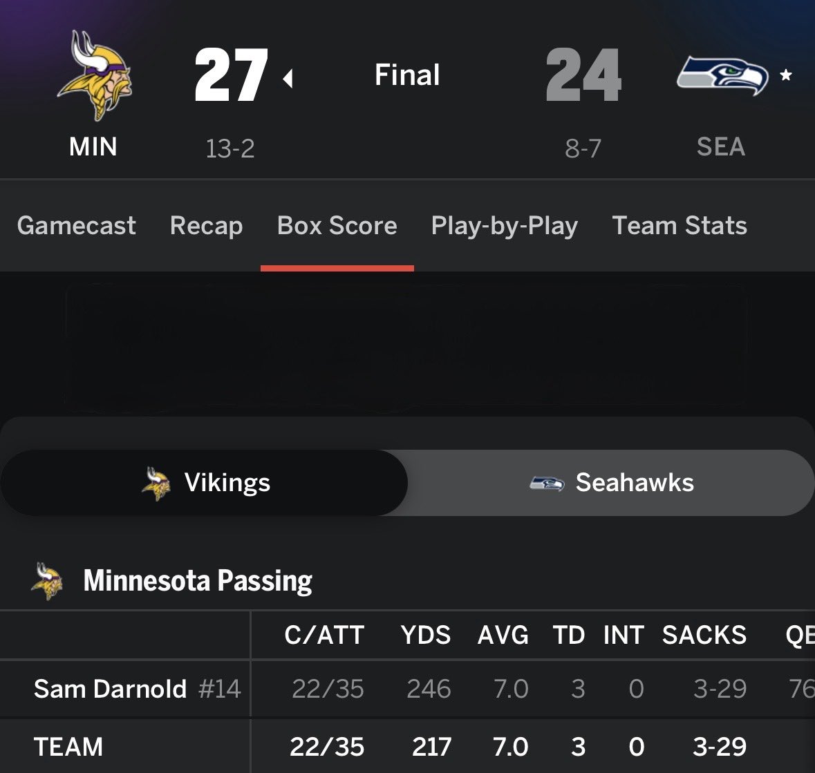 Do you ever wonder if John Schneider had a good feeling about Sam Darnold because he came in to Lumen and beat the Seahawks with two separate teams?