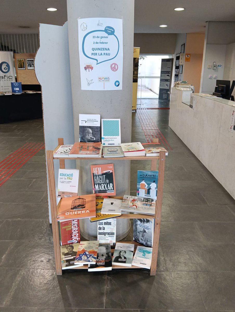📚Els llibres de l'ICIP llueixen a la Biblioteca de #Blanes la setmana de celebració del Dia Escolar de la Noviolència i la Pau #DENIP

Gràcies per difondre la cultura de pau! <a href="/biblioteques_gi/">Biblioteques de Girona</a> 

#ArcadiOliveres #JudithButler #VirginiaWoolf