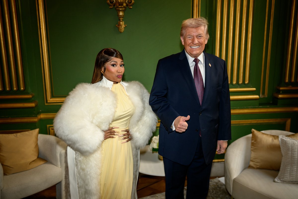 WhiteHouse's tweet image. BARBZ x MAGA 🇺🇸

@NICKIMINAJ