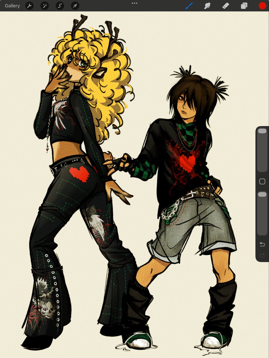 foundonsaturn's tweet image. now with a lil bit of green
#deltarune #noelleholiday #kris